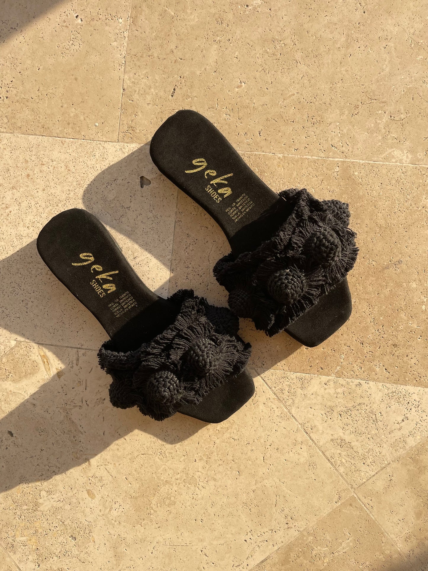SANDALIAS BOHO NEGRO