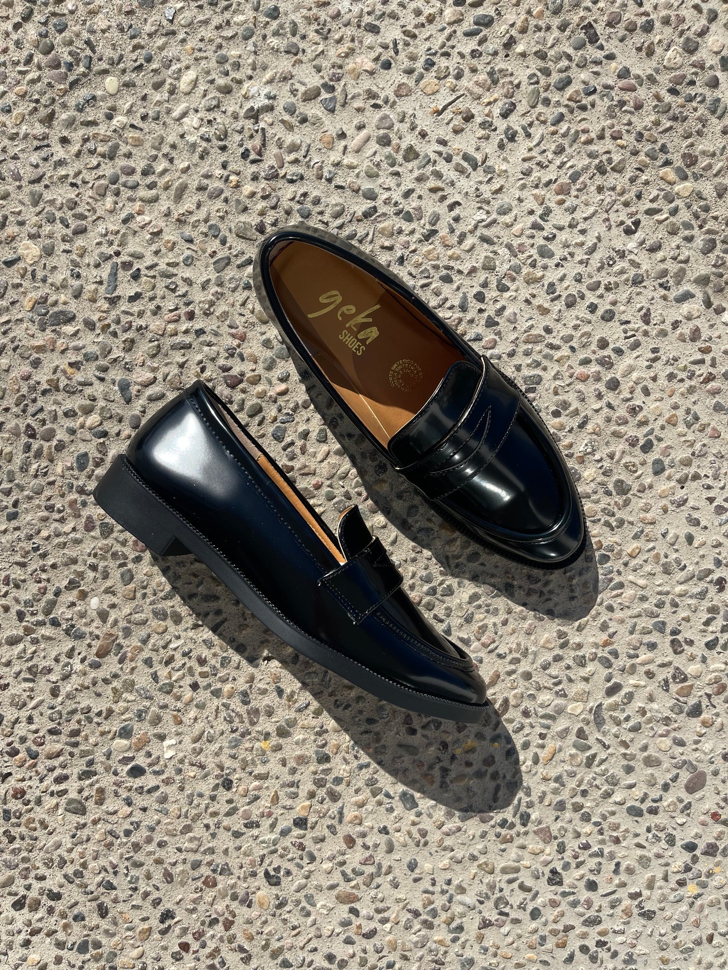 MOCASINES BURDEOS NEGRO