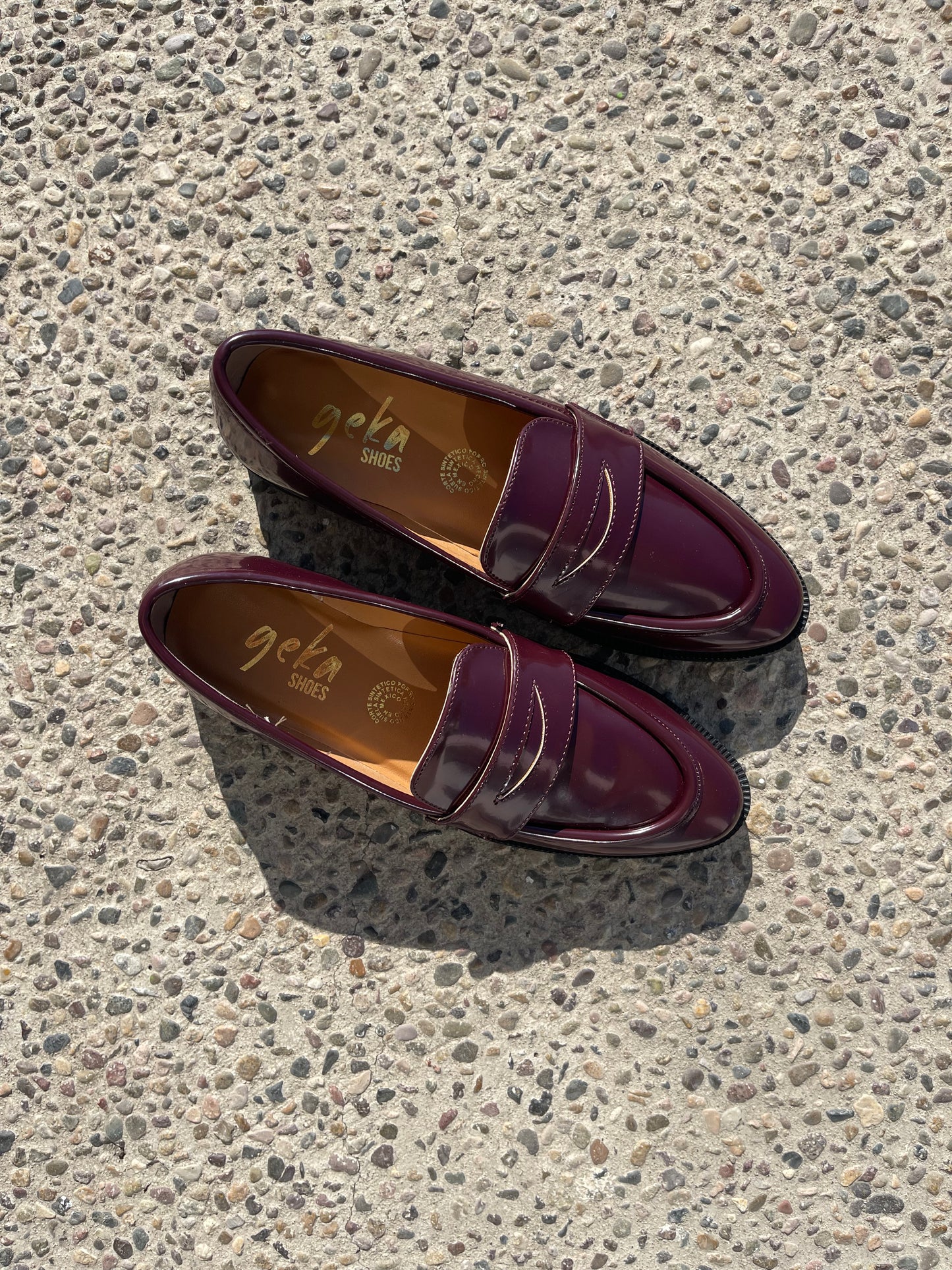 MOCASINES BURDEOS VINO