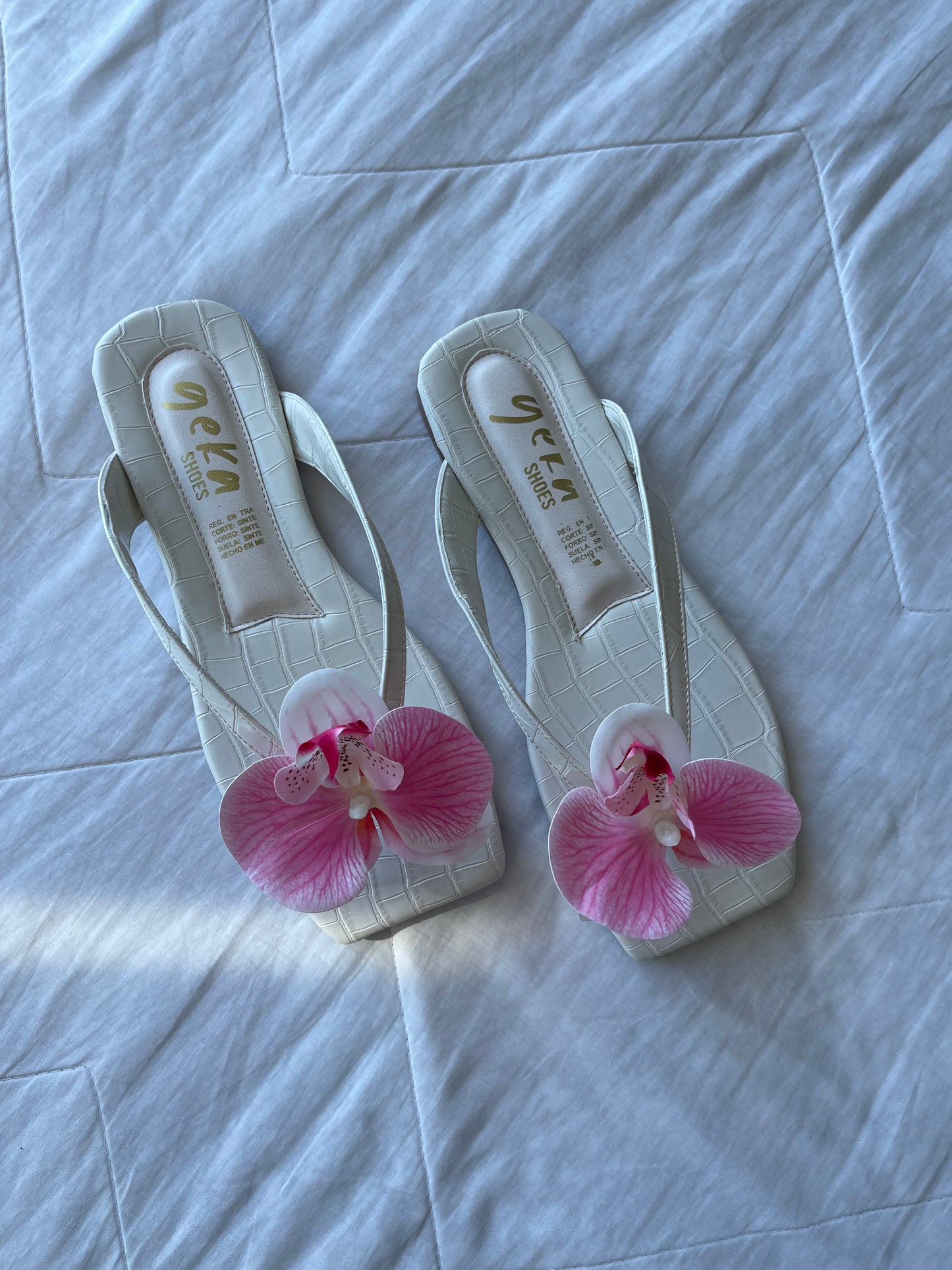 SANDALIAS ORQUÍDEA BLANCO
