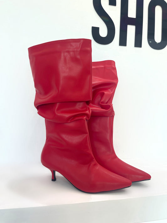 BOTAS INGRID ROJO