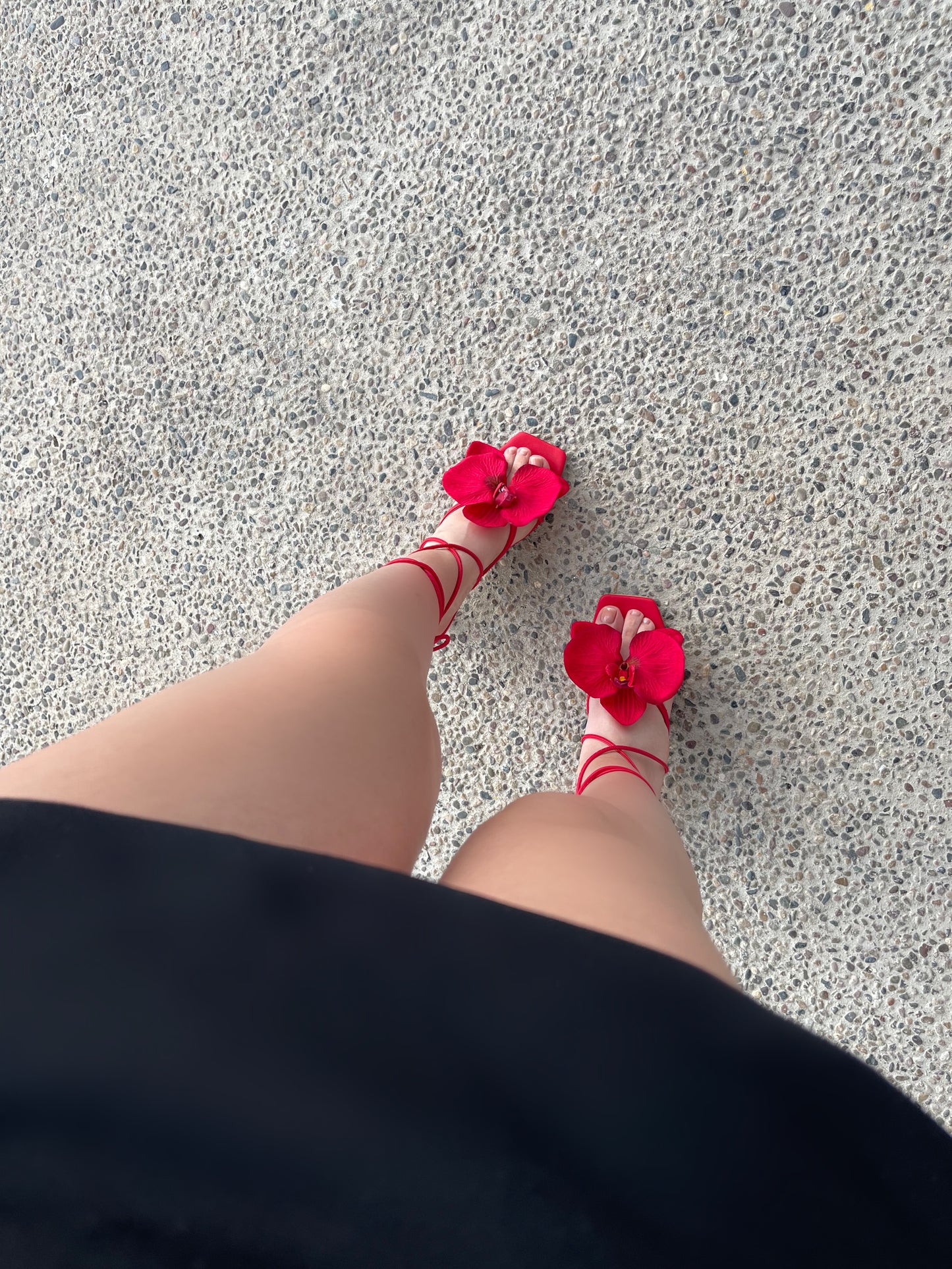 ZAPATILLA ORQUÍDEA ROJO