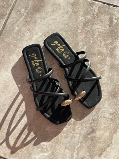 SANDALIAS DANIA NEGRO