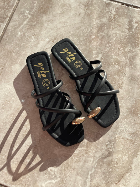 SANDALIAS DANIA NEGRO