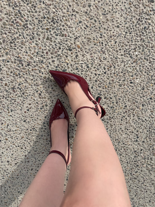 ZAPATILLAS DINORAH VINO (con pulsera)