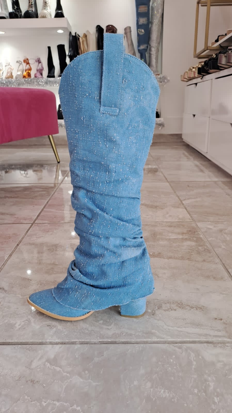 BOTAS GISELLE DENIM