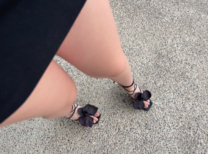 ZAPATILLA ORQUÍDEA NEGRO