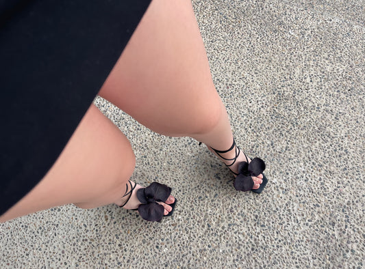 ZAPATILLA ORQUÍDEA NEGRO