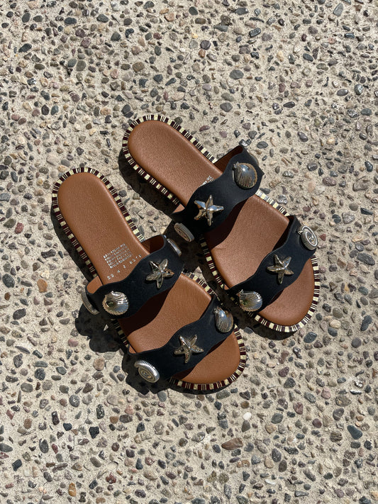 SANDALIAS CORAL NEGRO