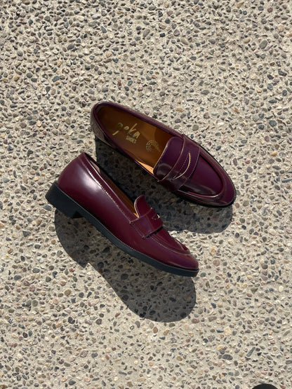 MOCASINES BURDEOS VINO
