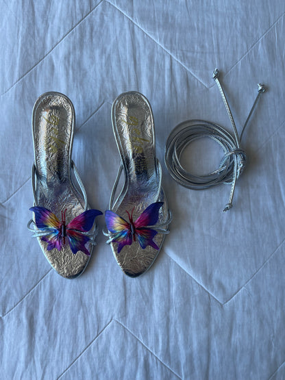 ZAPATILLA MARIPOSA PLATA