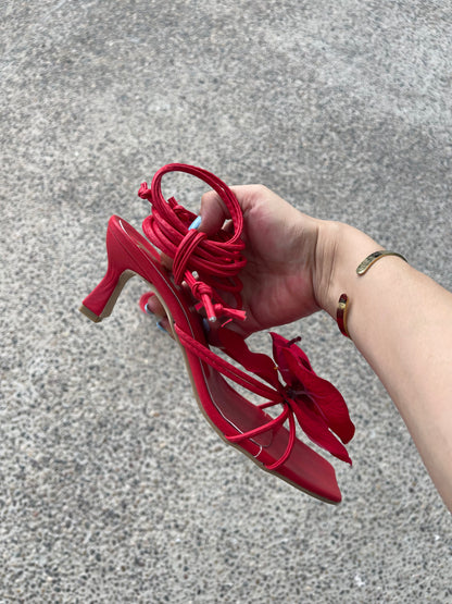 ZAPATILLA ORQUÍDEA ROJO