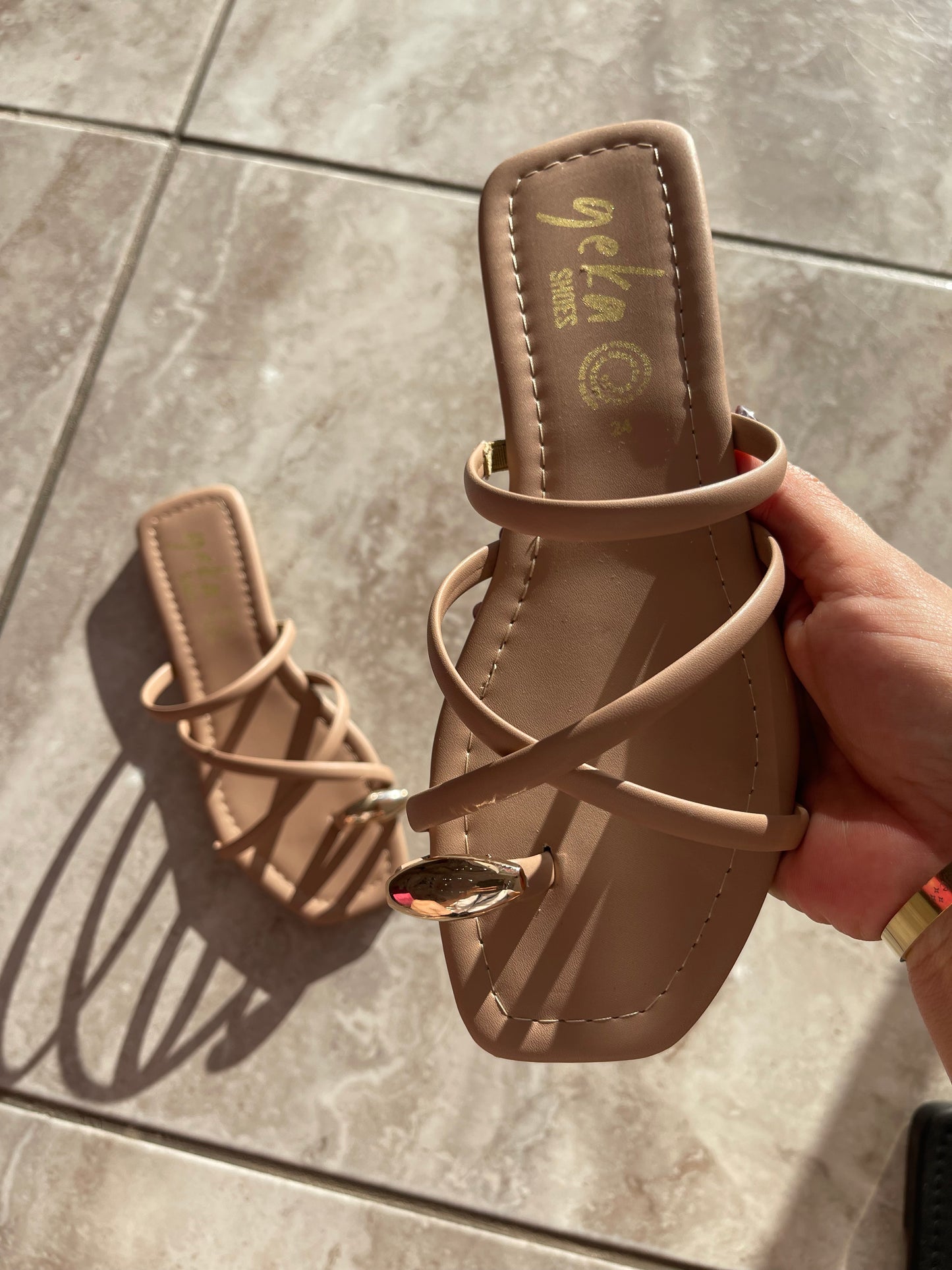 SANDALIAS DANIA NUDE